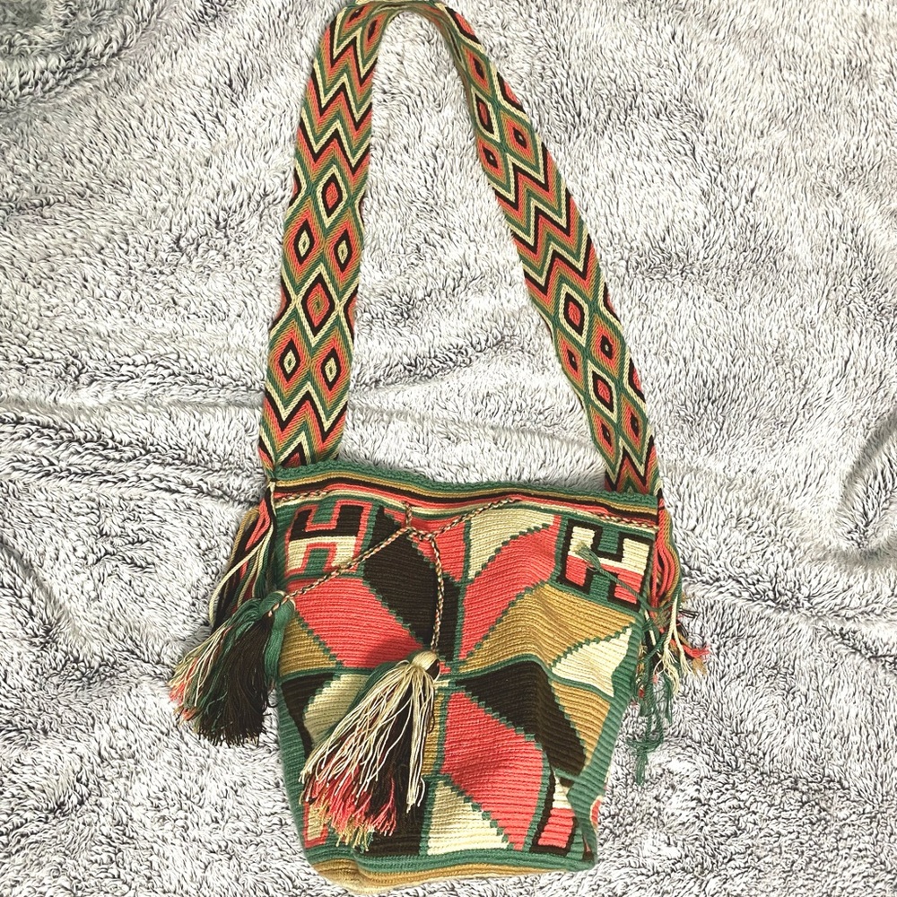 Brand new handmade crossbody bag